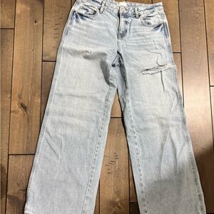 Pacsun Low Rise Casey Baggy Light Blue Jeans Size 26 in